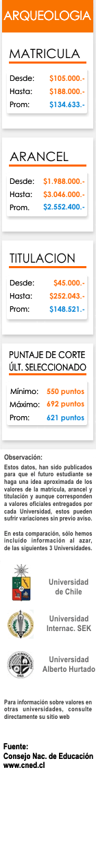 Ficha Arqueolog&iacute;a